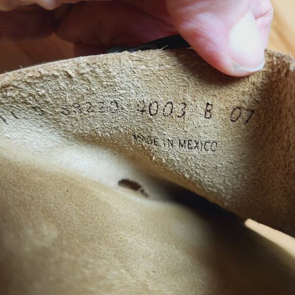 Frye Distressed Leather Buckle Sandals Size 11D - Picture 10 of 14